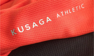 Red ECODRY® fabric with Kusaga Athletic logo